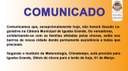 Comunicado 01 de Março de 2016