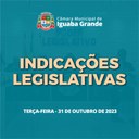 Indicações Legislativas da Sessão 1975 - 31/10/2023