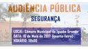 Segurança Pública é tema de Audiência em Iguaba Grande 