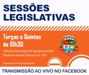 Sessões Legislativas da Câmara de Iguaba Grande acontecerão pela manhã e serão transmitidas pelo Facebook