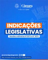 Sessões Ordinárias 2073 e 2074 - 11/03/2025