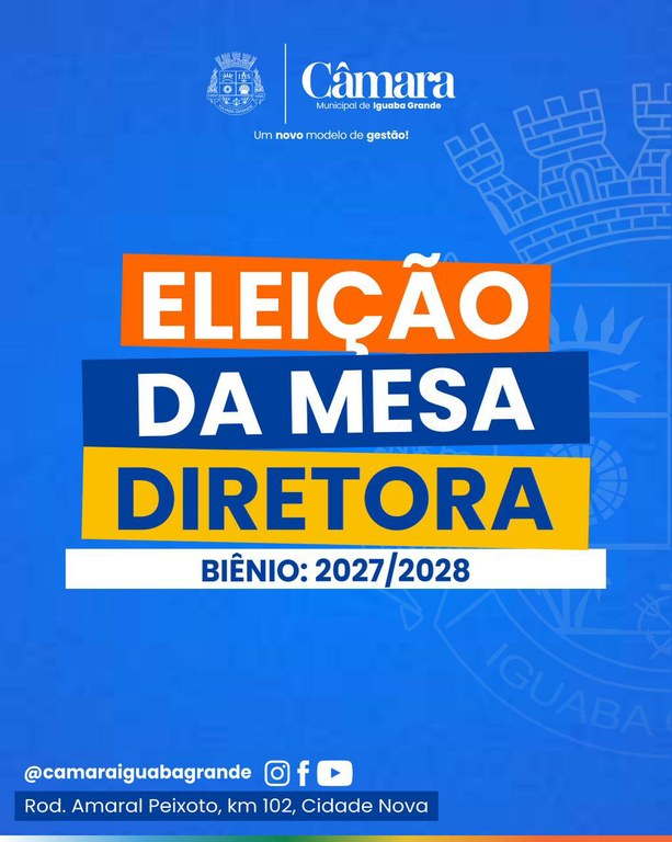 Comunicado Eleição Mesa Diretora